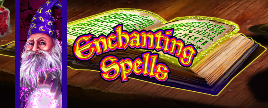 If you think you can help the wise old Wizard with his mysterious Potions, then Enchanting Spells is the slot for you!