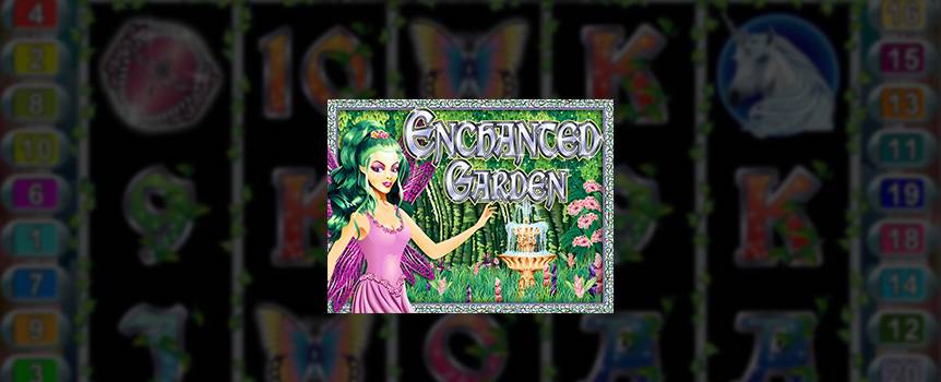 In Enchanted Garden, you’ll see unicorns, fireflies and fairy princesses prancing around using all their powers to make sure you have a good time. With 5-reels and 20-lines in this magical world, the free spins, scatter substitutions and random jackpot payouts could be just a game away. So go deep into the Enchanted Garden today and find out if the magic is in your finger tips.